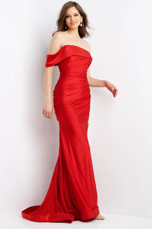 Nursing friendly maternity dress for breastfeeding Jovani 07640 One Shoulder Prom Long Dress Nursing friendly maternity dress for breastfeeding Jovani 07640 One Shoulder Prom Long Dress