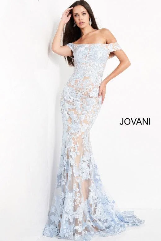 Plus size maternity dress for curvy moms - to - be Jovani 02610 Prom Long Off Shoulder Formal Dress Plus size maternity dress for curvy moms - to - be Jovani 02610 Prom Long Off Shoulder Formal Dress