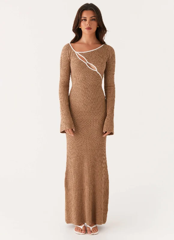 Everyday T - shirt Dress for Teens with Graphic Prints Hilary Crochet Maxi Dress - Tan Everyday T - shirt Dress for Teens with Graphic Prints Hilary Crochet Maxi Dress - Tan