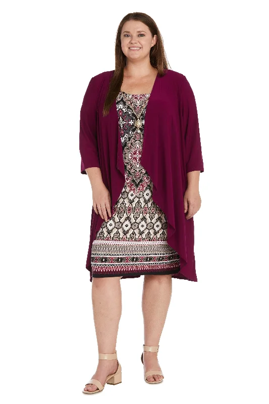 Maternity dress for a baby's first visit to the butterfly garden R&M Richards 9667W Short Plus Size Jacket Dress Maternity dress for a baby's first visit to the butterfly garden R&M Richards 9667W Short Plus Size Jacket Dress
