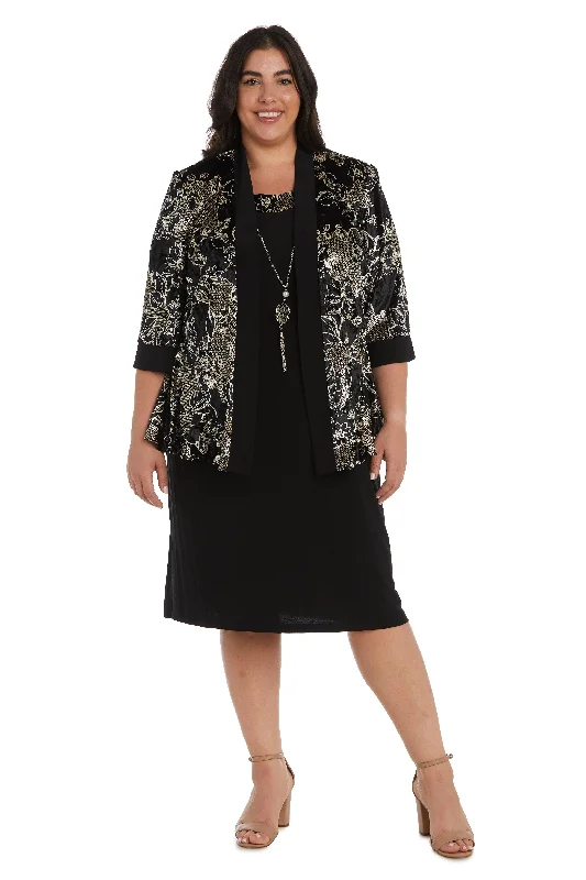 Maternity dress for a baby's first visit to the indoor garden R&M Richards 7688W Short Plus Size Jacket Dress Maternity dress for a baby's first visit to the indoor garden R&M Richards 7688W Short Plus Size Jacket Dress