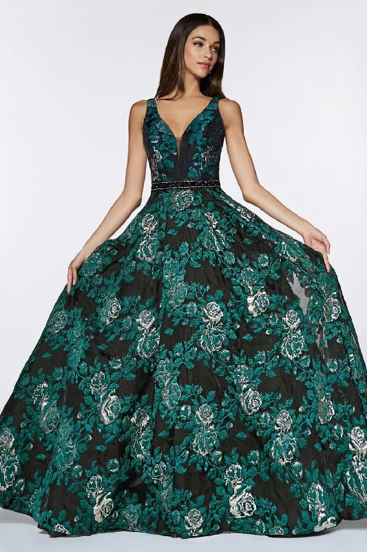 Maternity dress for a baby's first train journey Cinderella Divine CR821 Floral Ball Gown Long Prom Dress Maternity dress for a baby's first train journey Cinderella Divine CR821 Floral Ball Gown Long Prom Dress