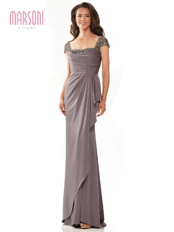 Maternity dress for a baby's first visit to the fair Marsoni Long Formal Mother of the Bride Gown 1182