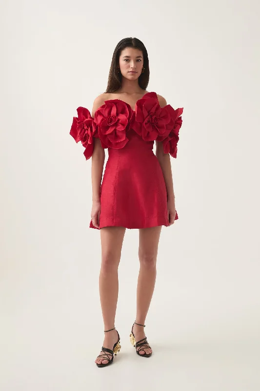 Mini dresses with bow accents for a sweet look Etta Mini Dress