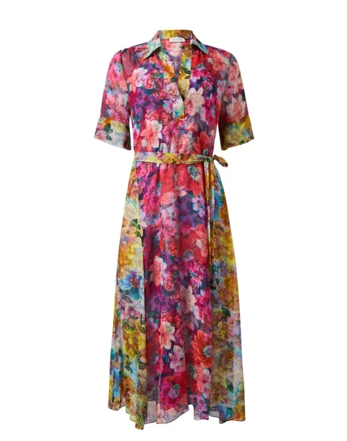  Celia Multi Print Shirt Dress