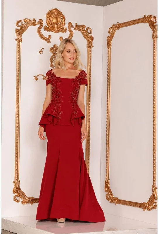 Maternity dress for a friend's wedding as a guest Terani Couture 2111M5262 Long Formal Evening Dress Maternity dress for a friend's wedding as a guest Terani Couture 2111M5262 Long Formal Evening Dress