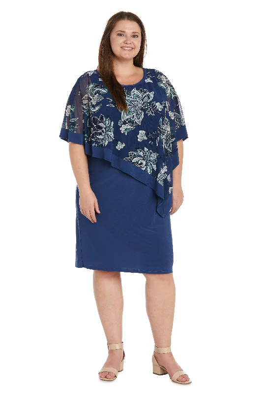 Maternity dress for a baby's first visit to the magic show R&M Richards 9724W Plus Size Short Two Piece Dress Maternity dress for a baby's first visit to the magic show R&M Richards 9724W Plus Size Short Two Piece Dress