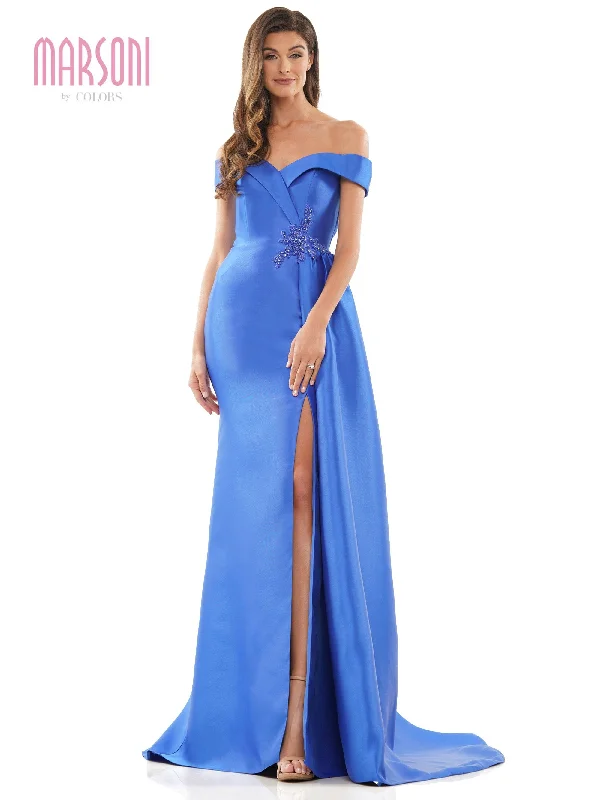 Maternity dress for a baby's first visit to the indoor garden Marsoni Prom Long Off Shoulder Formal Dress 1215 Maternity dress for a baby's first visit to the indoor garden Marsoni Prom Long Off Shoulder Formal Dress 1215