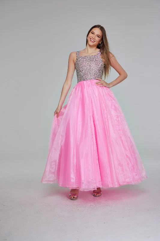 Midi dresses with printed lining for a hidden and stylish detail Jovani K38261