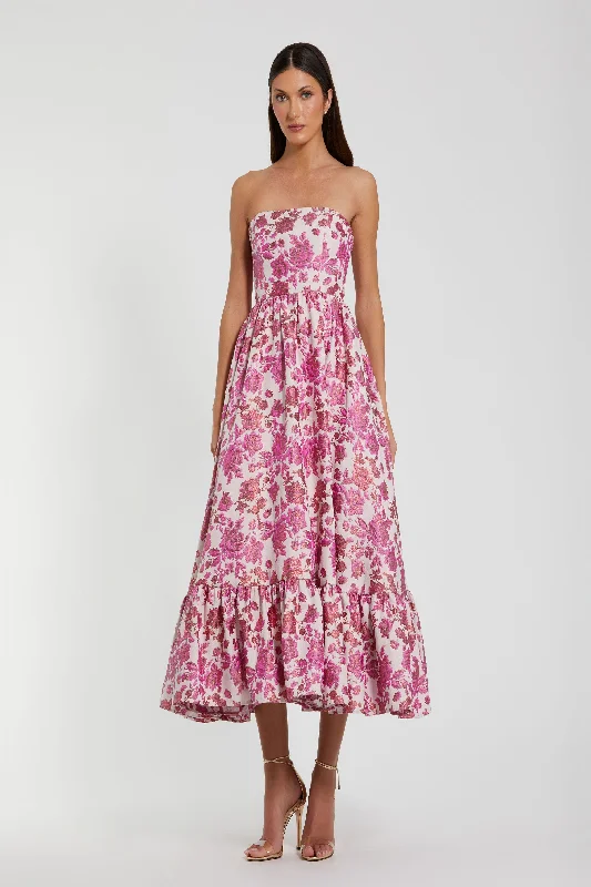 Midi dresses with side slits for a sexy and elegant appearance Mac Duggal 56092