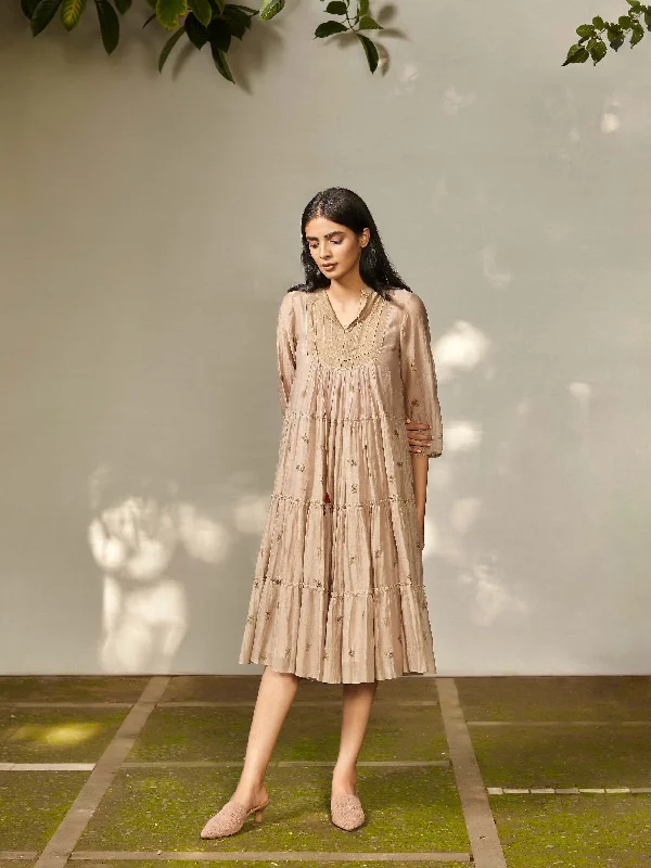 Velvet midi dresses in jewel tones for a glamorous winter event Willow Tier Dress