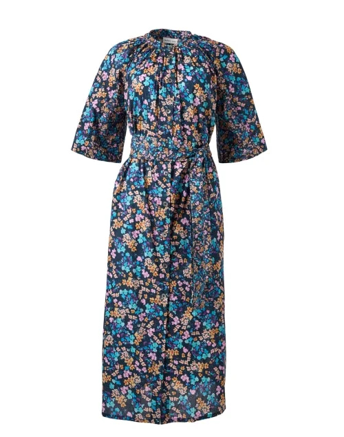  Clover Multi Print Cotton Dress