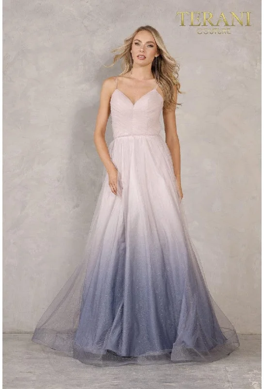 Maternity dress for a city sightseeing trip Terani Couture 2111P4114 Spaghetti Strap Long Dress Maternity dress for a city sightseeing trip Terani Couture 2111P4114 Spaghetti Strap Long Dress