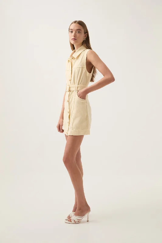 Velvet mini dresses for autumn weddings Ray Denim Mini Dress