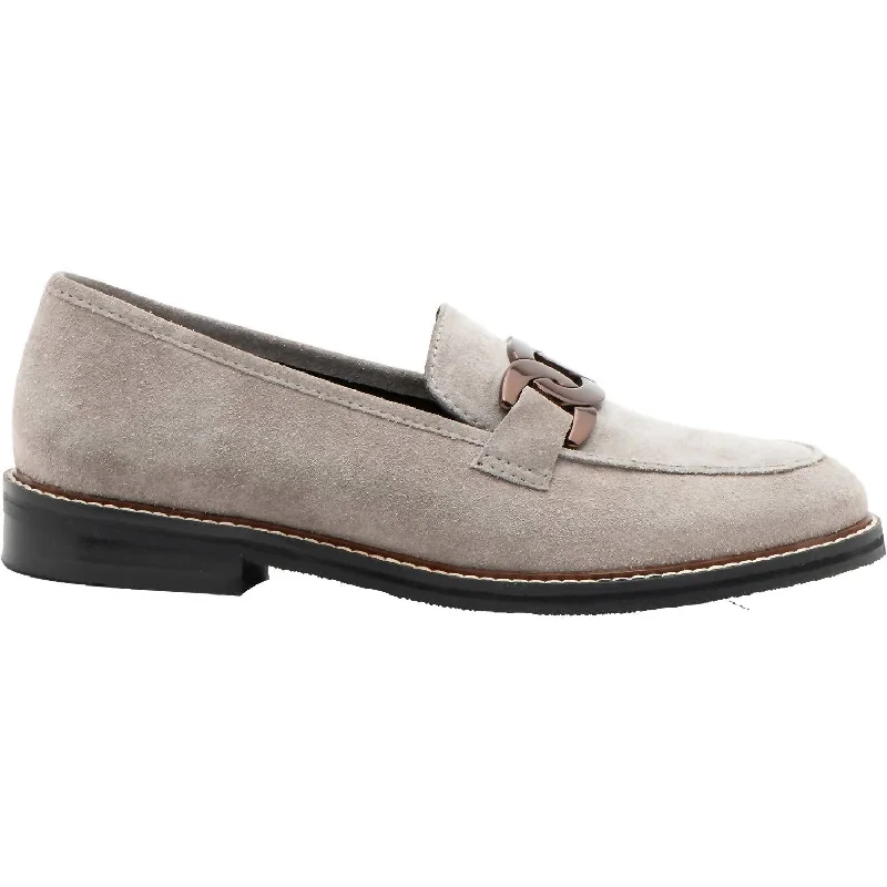 Women's Metallic Foil - Finish Loafers in Gold for a Glamorous Night Out Women's Kyle 2 Loafer In Moon Suede