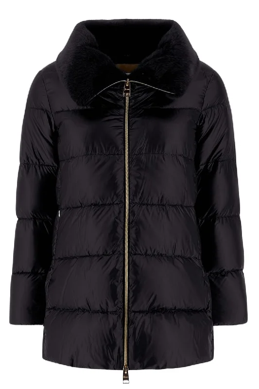 Women's reversible down coats with two - tone designs for versatile stylingNylon A-Shape Jacket Women's reversible down coats with two - tone designs for versatile stylingNylon A-Shape Jacket