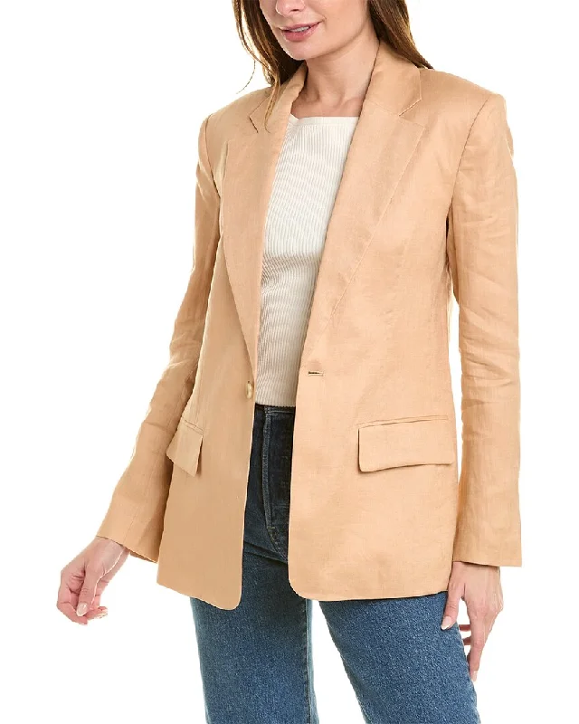 Women's reversible down coats with two - tone designs for versatile stylingA.L.C. Arlo Linen Jacket Women's reversible down coats with two - tone designs for versatile stylingA.L.C. Arlo Linen Jacket