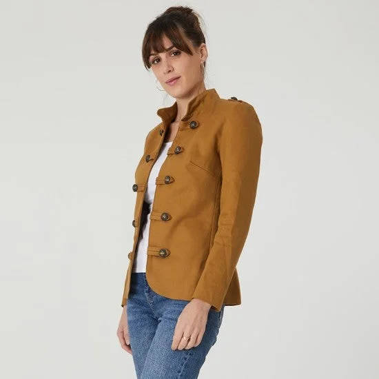 Women's pea coats with brass buttons for a nautical - inspired styleCoralie Bijasson Nadine Jacket Women's pea coats with brass buttons for a nautical - inspired styleCoralie Bijasson Nadine Jacket