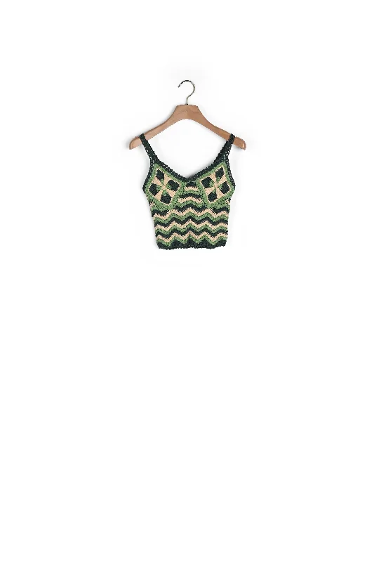 machine washable women cardigan for easy careBrassière en maille crochet