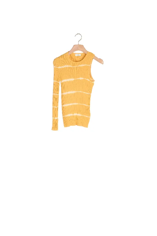 cashmere blend women cardigan for a luxurious feelPull asymétrique à rayures
