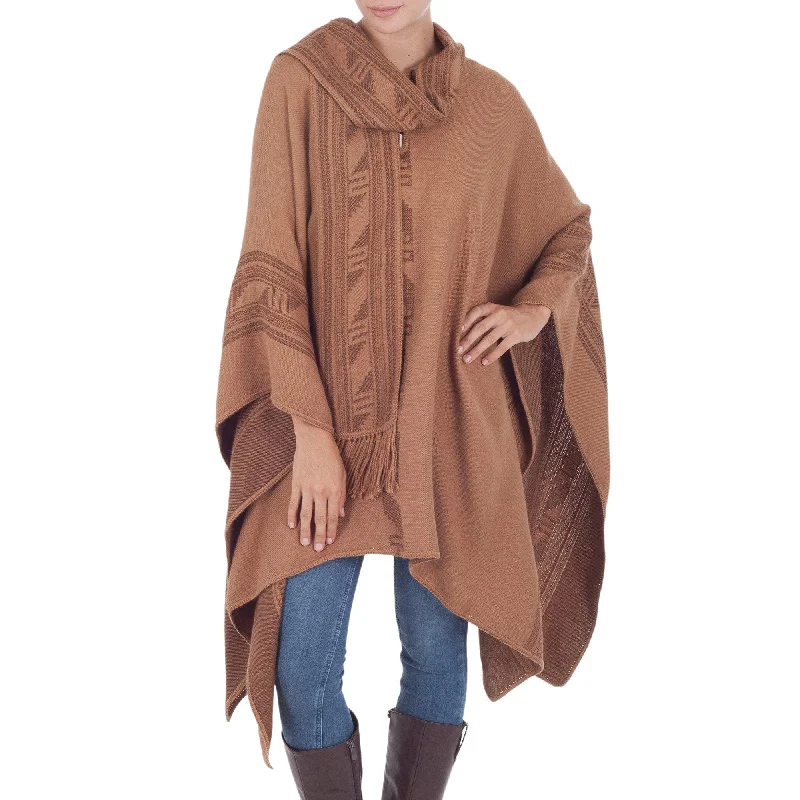 cropped women cardigan to pair with high - waisted jeansHeritage Alpaca Blend Reversible Handcrafted Poncho cropped women cardigan to pair with high - waisted jeansHeritage Alpaca Blend Reversible Handcrafted Poncho