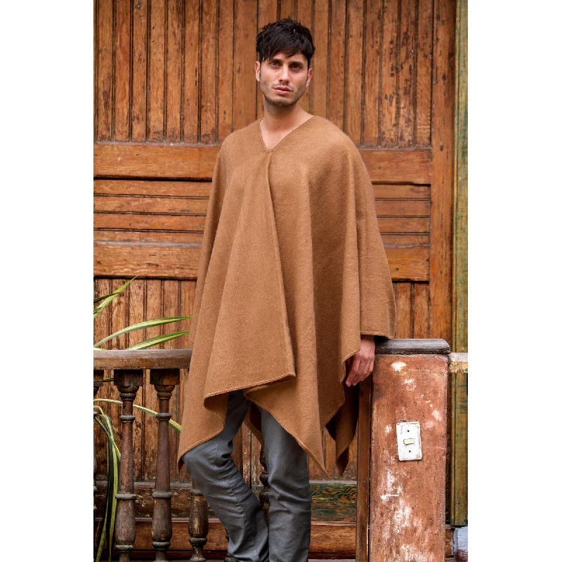 long length women cardigan with side slitsInca Explorer Men's Alpaca Blend Poncho