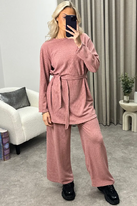 hooded women cardigan for added warmth and styleKourtney Rose Tie Belted Top and Trousers Knit Loungewear Set hooded women cardigan for added warmth and styleKourtney Rose Tie Belted Top and Trousers Knit Loungewear Set