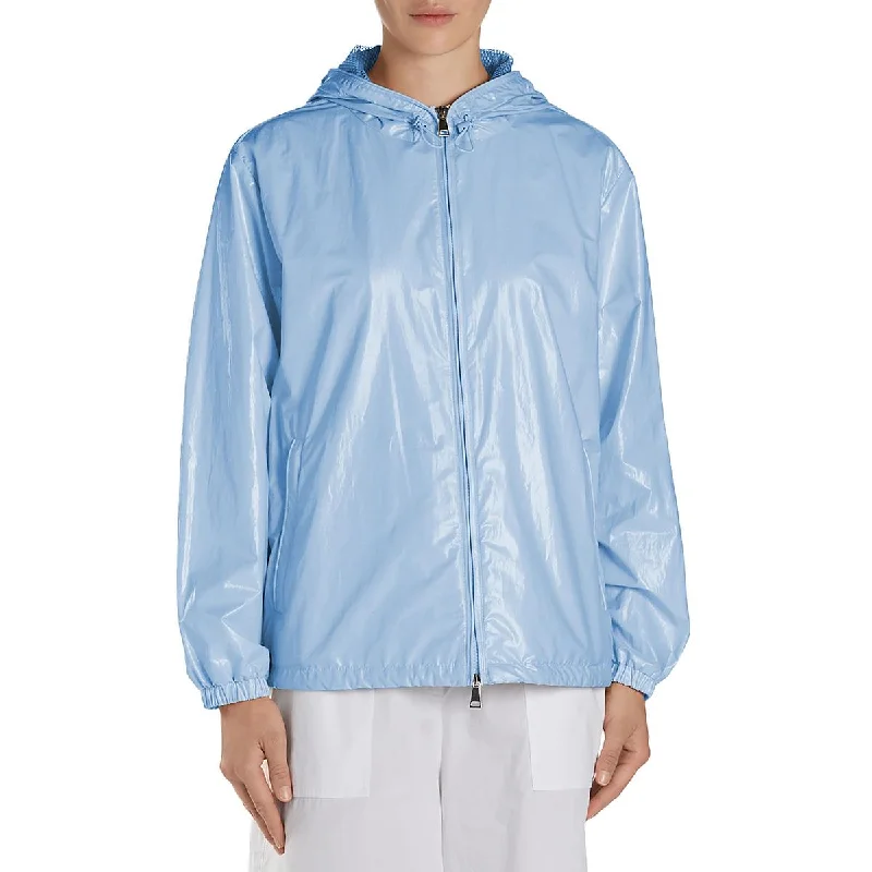 Long women's mac coats in a lightweight fabric for spring showersMoncler Womens Wuisse Lightweight Hooded Raincoat Long women's mac coats in a lightweight fabric for spring showersMoncler Womens Wuisse Lightweight Hooded Raincoat