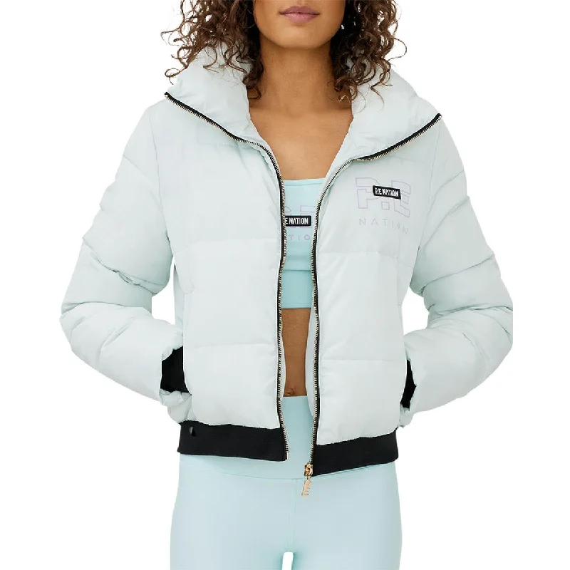 Plus size women's wool blend coats for a warm and stylish winterP.E Nation Womens Cold Weather Front Zip Puffer Jacket Plus size women's wool blend coats for a warm and stylish winterP.E Nation Womens Cold Weather Front Zip Puffer Jacket