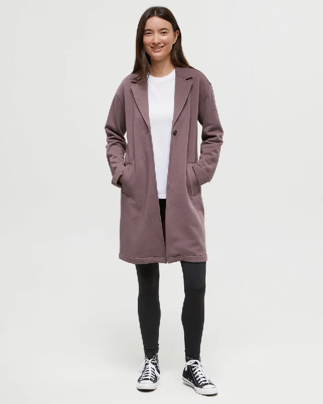 oversized women cardigan for a trendy and cozy lookTreeFleece Coatigan