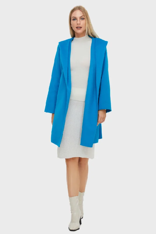 Petite women's wool blend coats with a tailored fit for a flattering silhouetteWomen's Wool Hooded Coat Petite women's wool blend coats with a tailored fit for a flattering silhouetteWomen's Wool Hooded Coat