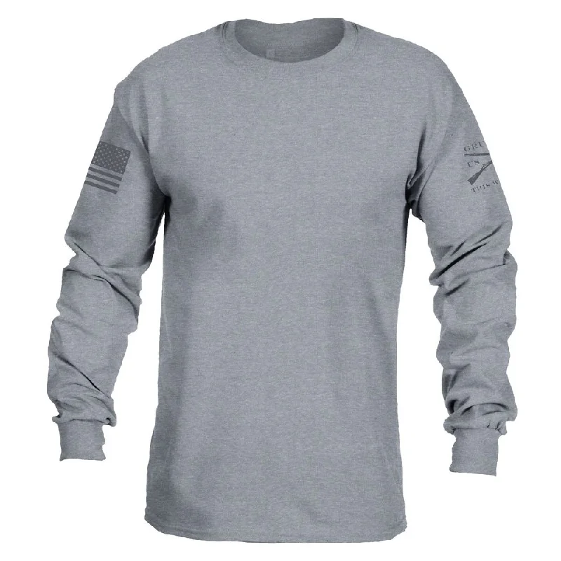Long Sleeve Women T Shirt for Cooler WeatherBasic Long Sleeve - Dark Heather Gray
