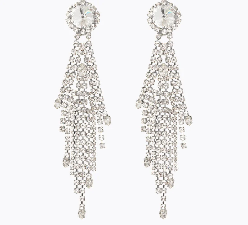 Plus Size Women's Side - Slit Sweaters in Bold SolidsCaroline Svedbom Cinderella Earrings Rhodium Crystal Plus Size Women's Side - Slit Sweaters in Bold SolidsCaroline Svedbom Cinderella Earrings Rhodium Crystal