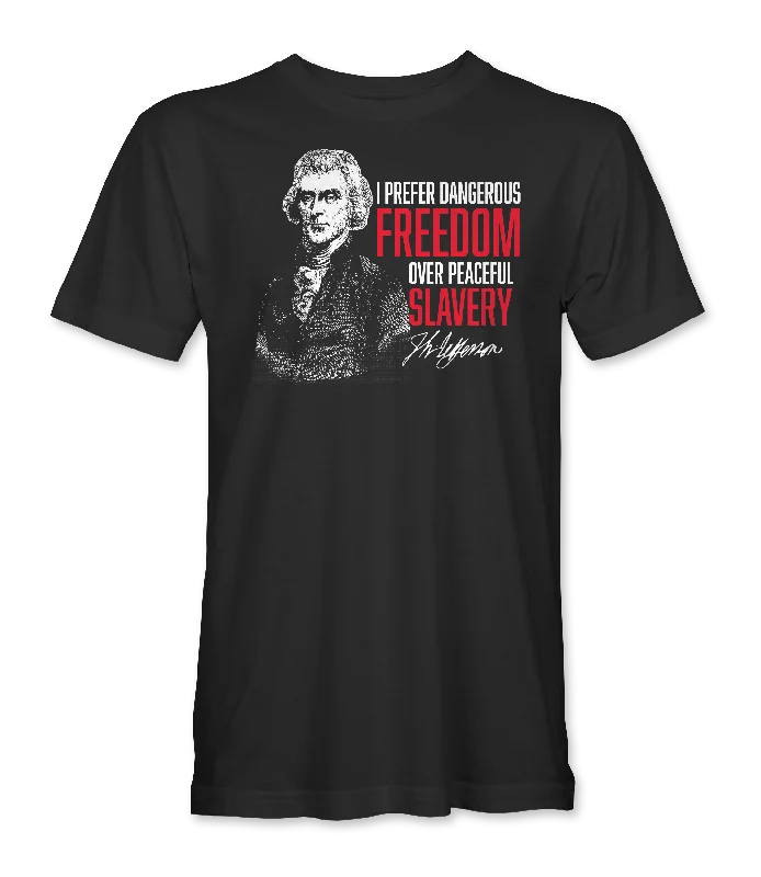 Crew Neck Women T Shirt with a Timeless DesignDangerous Freedom T-Shirt