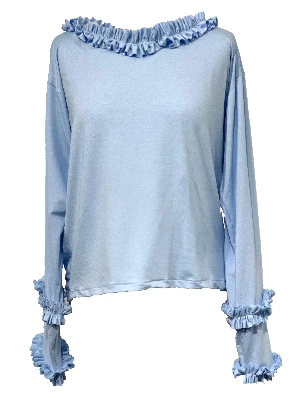 Sleeveless Women's Silk - Trimmed Sweaters for SummerFanny Frilles Top