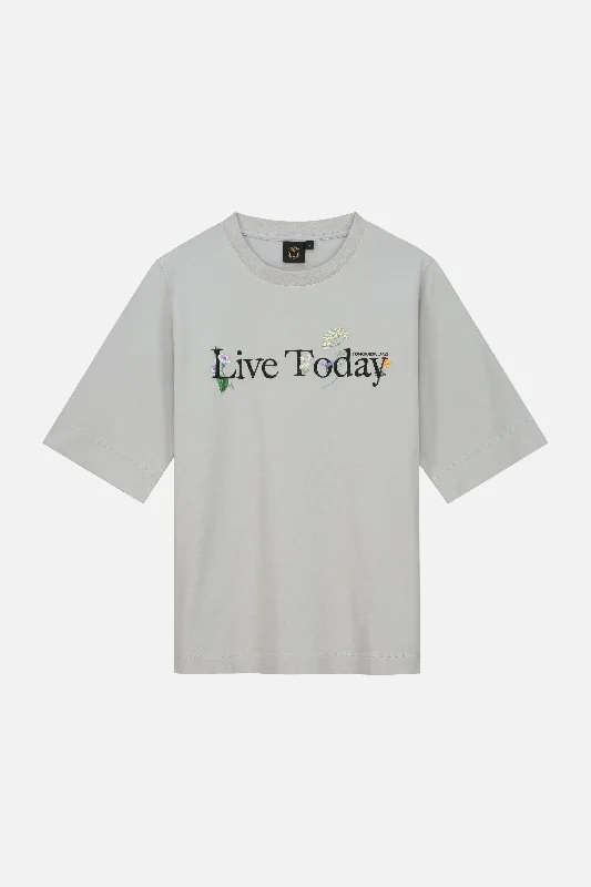 Striped Women T Shirt in a Classic PatternFLORAL LIVE T-SHIRT WOMEN