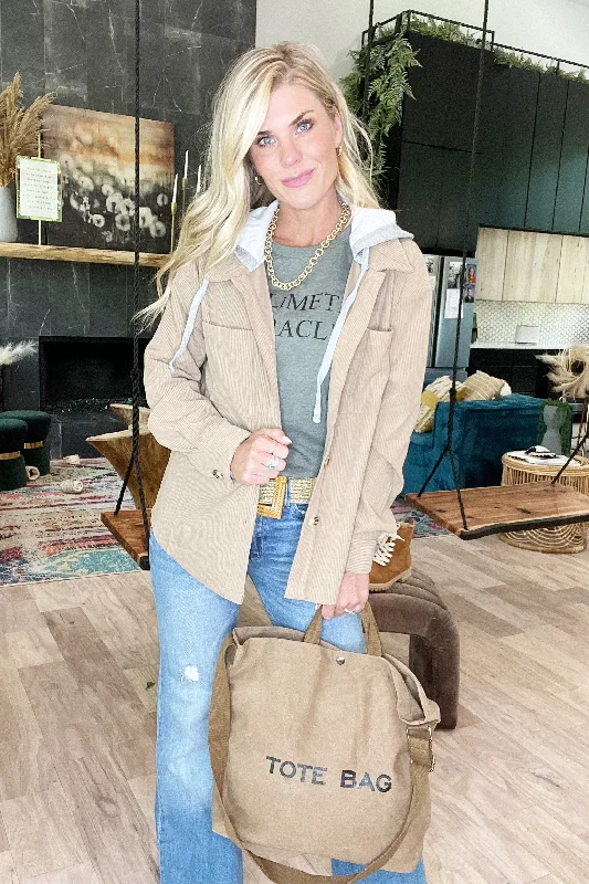 Plus Size Women's Sequined Sweaters for Special OccasionsCamel Hooded Drawstring Corduroy Shacket Plus Size Women's Sequined Sweaters for Special OccasionsCamel Hooded Drawstring Corduroy Shacket