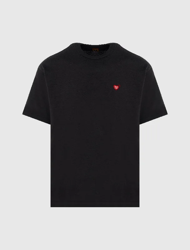 Sheer Women T Shirt for a Stylish and Alluring LookHEART BADGE T-SHIRT