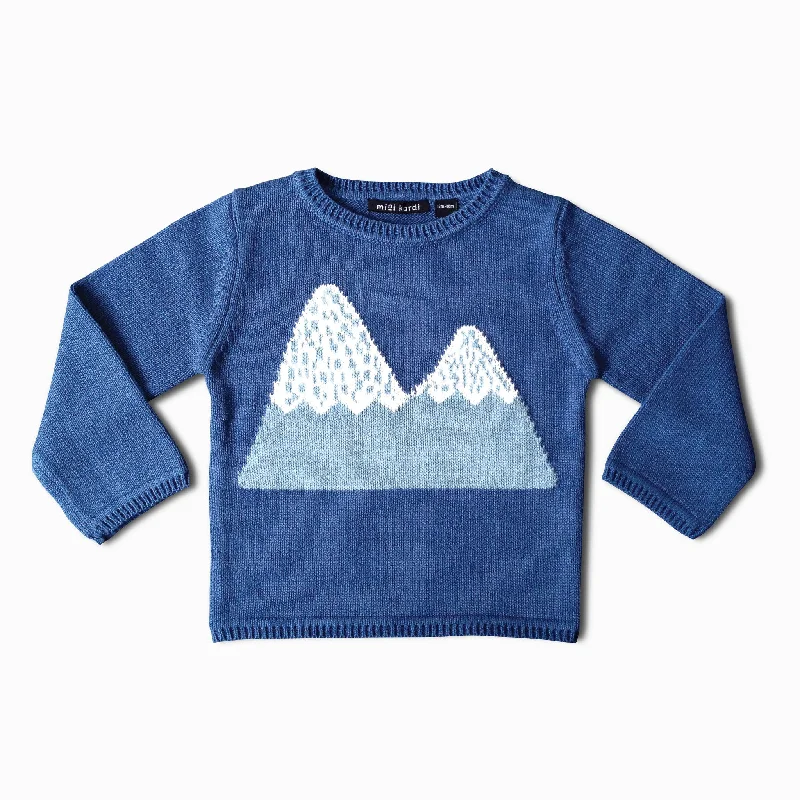 Cropped Women's Angora Blend Sweaters for a Trendy LookMountain Sweater