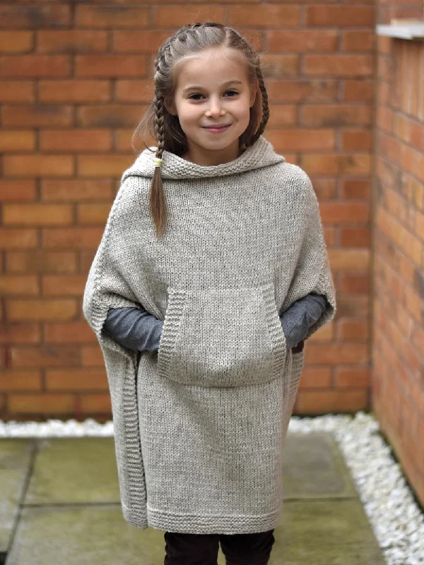 Women's Long Sleeve Turtleneck Cashmere SweatersRamble Poncho Light