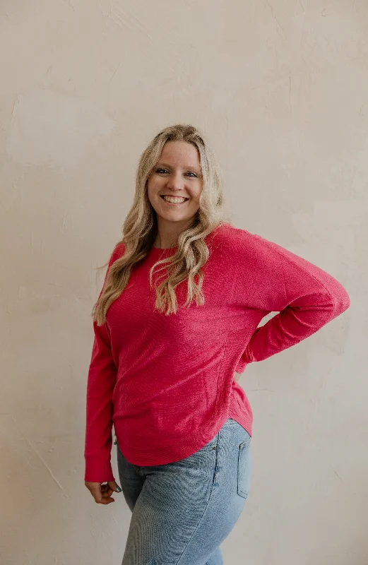Plus Size Women's Side - Slit Sweaters in Bold SolidsSELENA SCOOP NECK SWEATER TOP 4 COLOR OPTIONS Plus Size Women's Side - Slit Sweaters in Bold SolidsSELENA SCOOP NECK SWEATER TOP 4 COLOR OPTIONS