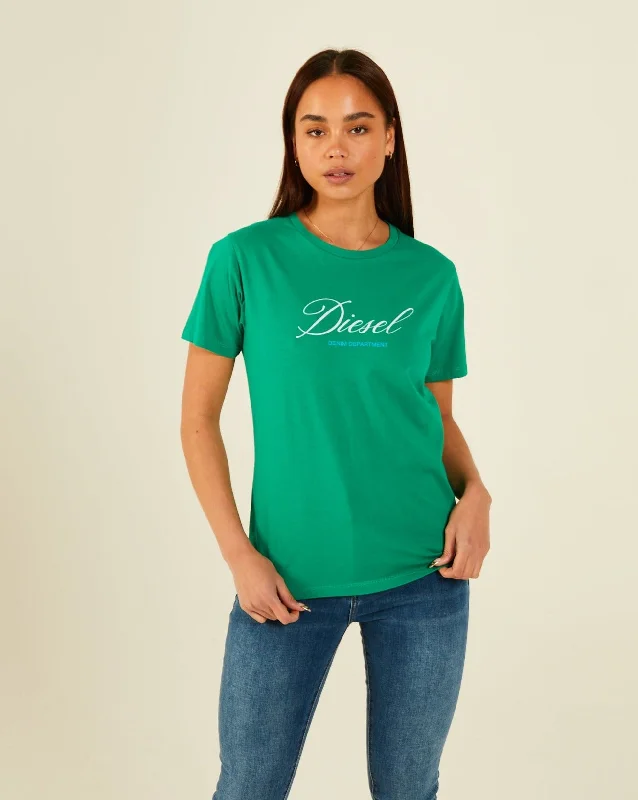 Puff Sleeve Women T Shirt for a Fashion - Forward LookMargie T-Shirt Luscious Green