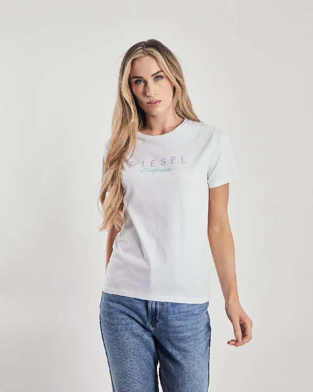 Sequined Women T Shirt for a Sparkly Night OutMaisie T-Shirt Dove White