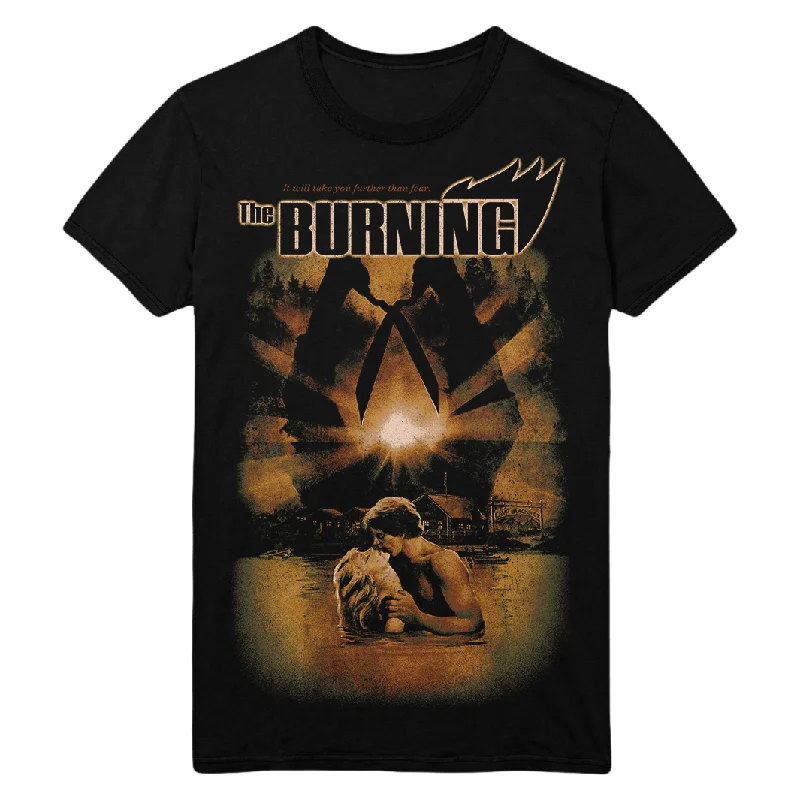 Distressed Women T Shirt with a Laid - Back AestheticThe Burning: Classic T-Shirt