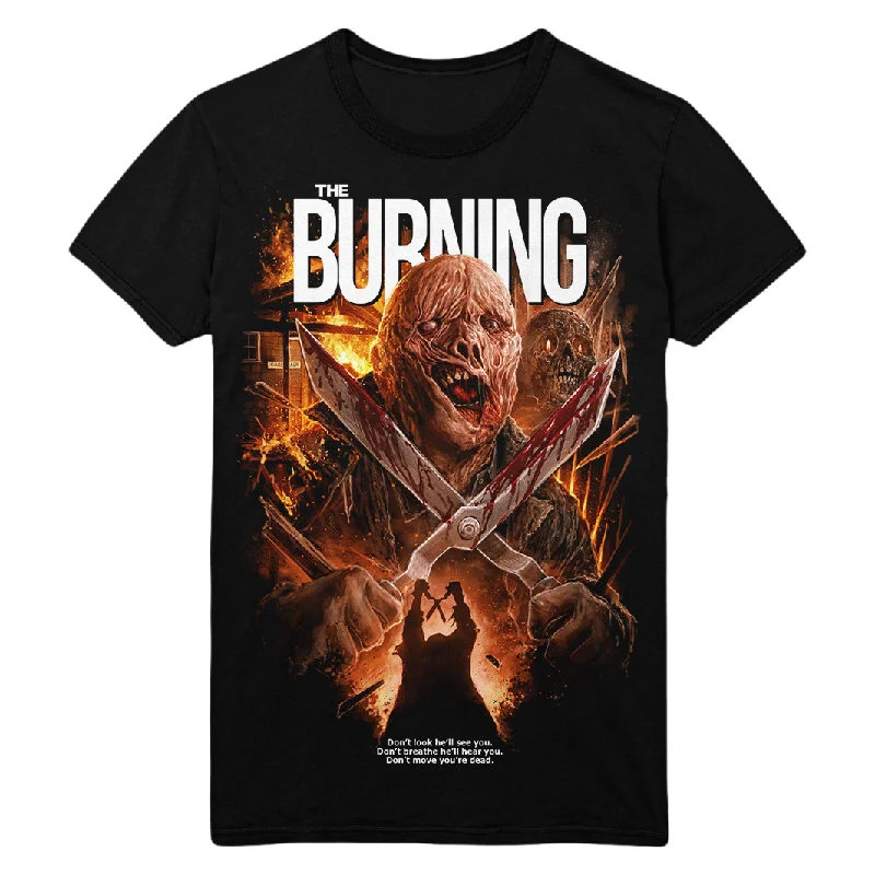 Floral Print Women T Shirt for a Feminine TouchThe Burning: Legend of Terror T-Shirt Floral Print Women T Shirt for a Feminine TouchThe Burning: Legend of Terror T-Shirt