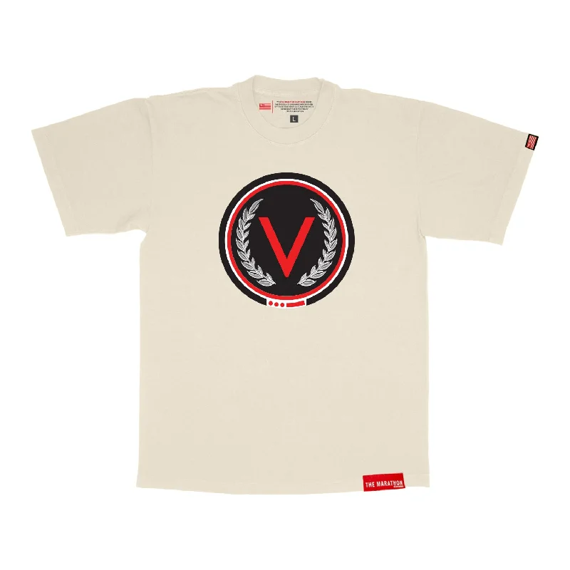 Striped Women T Shirt in a Classic PatternVictory Chip T-Shirt - Bone