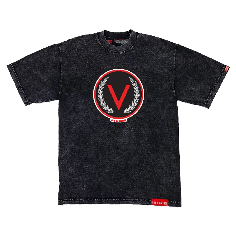 Moisture - Wicking Women T Shirt for Active LifestylesVictory Chip T-Shirt - Carbon Washed Black Moisture - Wicking Women T Shirt for Active LifestylesVictory Chip T-Shirt - Carbon Washed Black