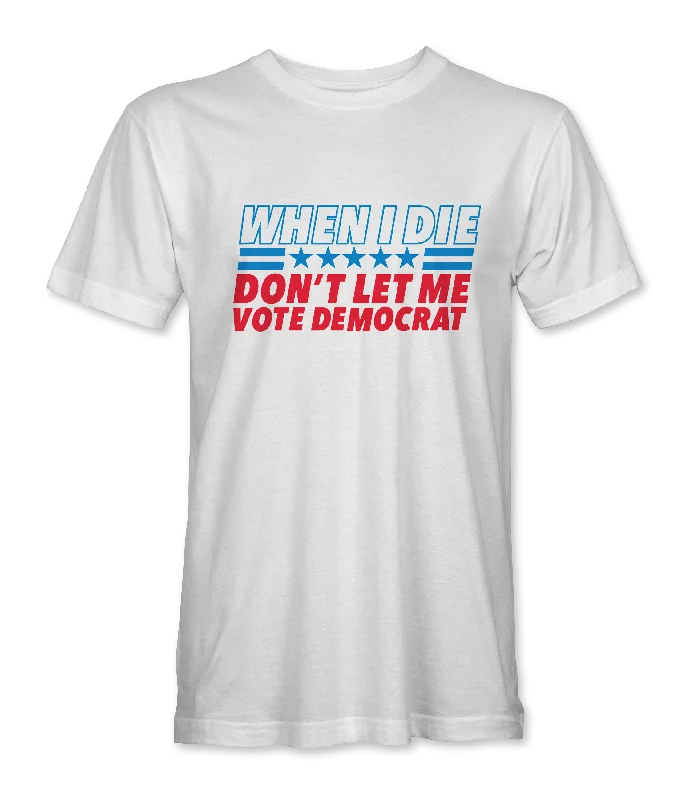 Crew Neck Women T Shirt with a Timeless DesignWhen I Die T-Shirt