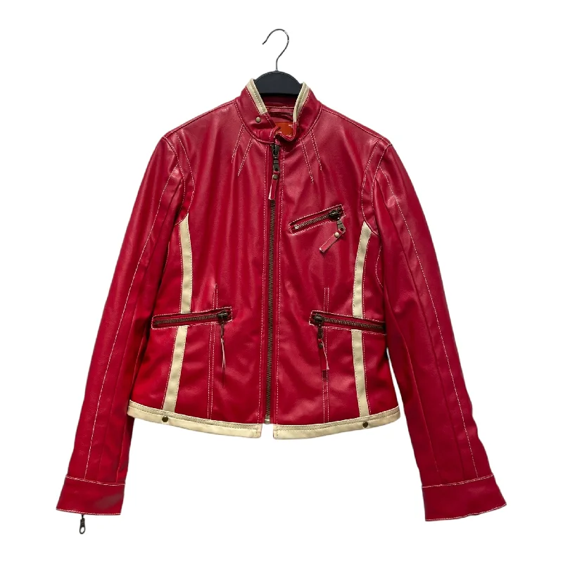 Women's shearling - lined suede jackets for ultimate warmth and luxuryI.B. Exchange/Riders Jkt (S)/S/Polyester/RED/434005 Women's shearling - lined suede jackets for ultimate warmth and luxuryI.B. Exchange/Riders Jkt (S)/S/Polyester/RED/434005