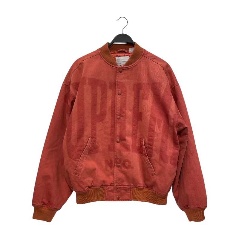 Women's cropped leather jackets with a fringe detail for a western - inspired outfitSupreme/Knock Out Denim Varsity Jacket/L Women's cropped leather jackets with a fringe detail for a western - inspired outfitSupreme/Knock Out Denim Varsity Jacket/L